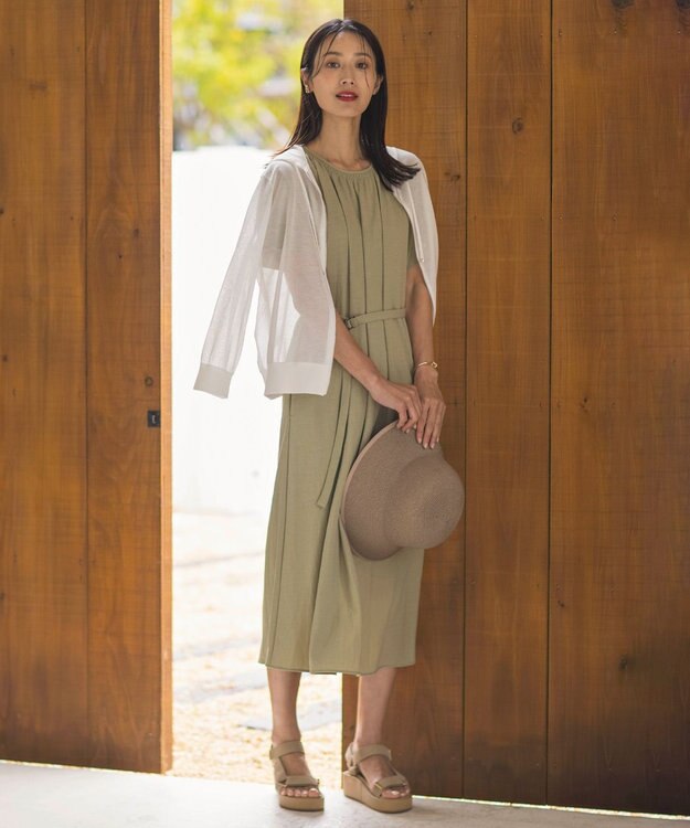 J.PRESS LADIES 【WEB限定カラーあり・撥水】ストラップ サンダル ベージュ系