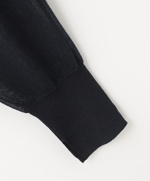 ANY SIS 【洗える】シアークルー カーディガン ネイビー