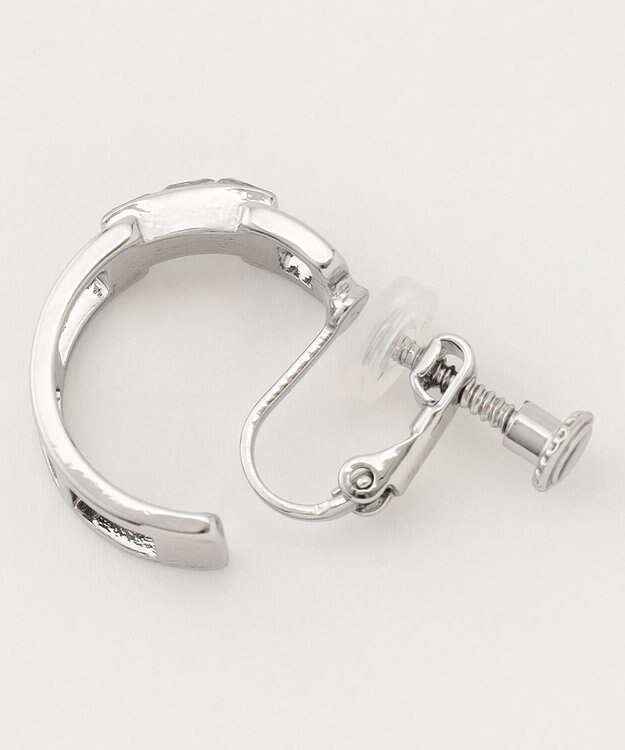 ANY SIS フープリング イヤリング シルバー