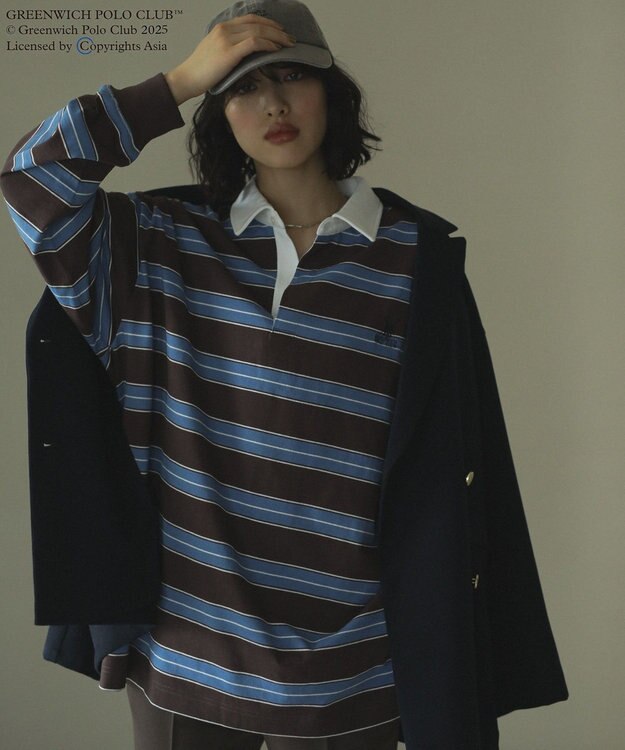 Green Parks ＧＲＥＥＮＷＩＣＨ　ＰＯＬＯ　ＣＬＵＢポロシャツ Brown