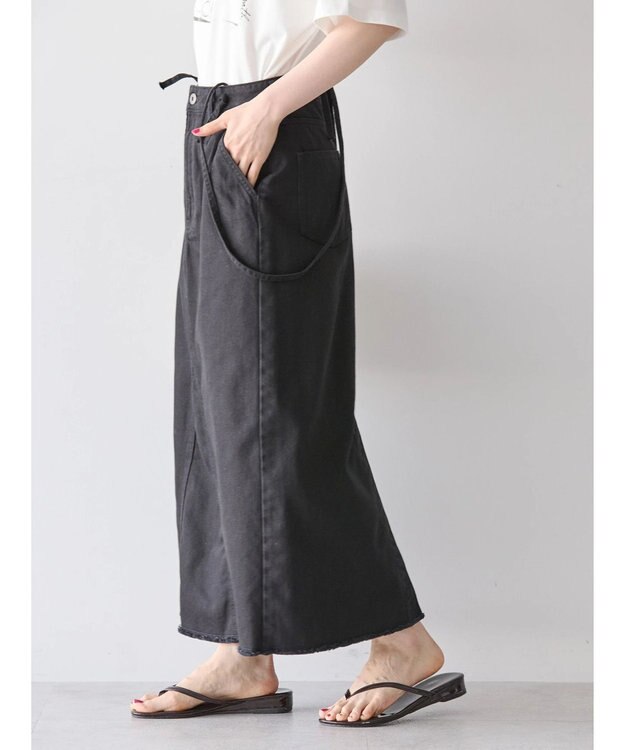 AMERICAN HOLIC サス付きタイトスカート Black