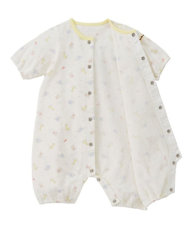 MIKI HOUSE HOT BISCUITS 【50-60cm】 総柄 プレオール マルチカラー