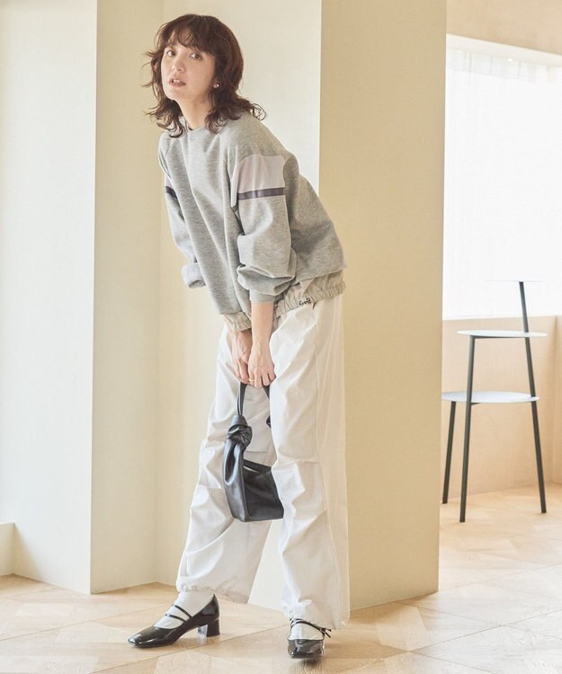 AMERICAN HOLIC ドロストライン切替ポンチプルオーバー Light Gray Mixture