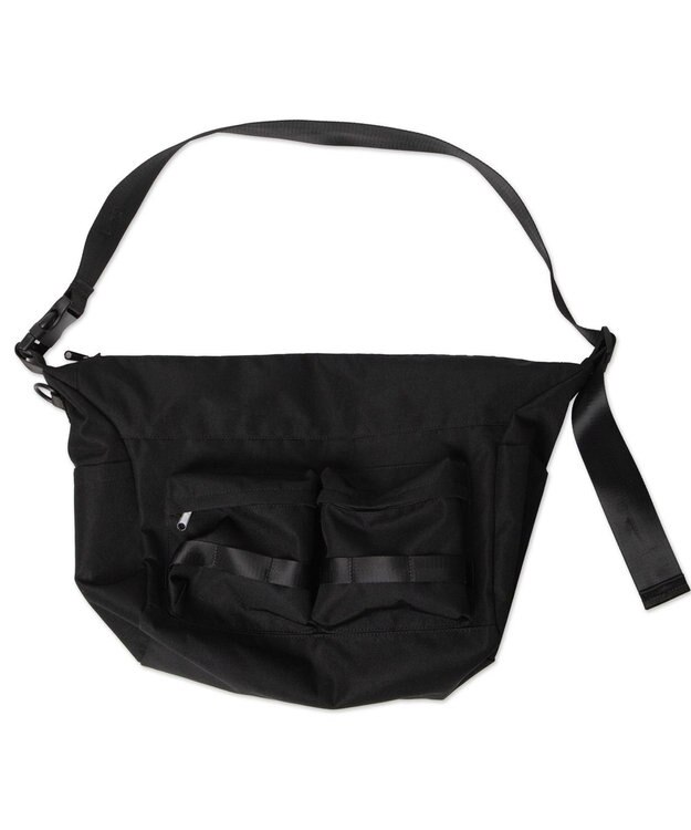 WEGO 【ユニセックス着用ITEM】立体ポケットBIGショルダー ブラック