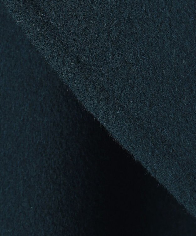 ICB ウールリバー ロングトレンチコート パイングリーン系