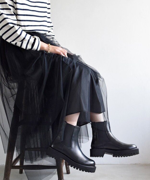 Bridget Birkin 【PARADIS COULEUR】EVAソールサイドゴアブーツ ブラック