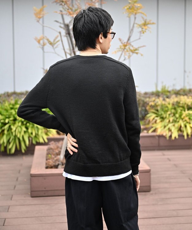 TOQUE 〈高垣麗子さんコラボ〉【ユニセックス】ベビーアルパカラグランニット 漆黒