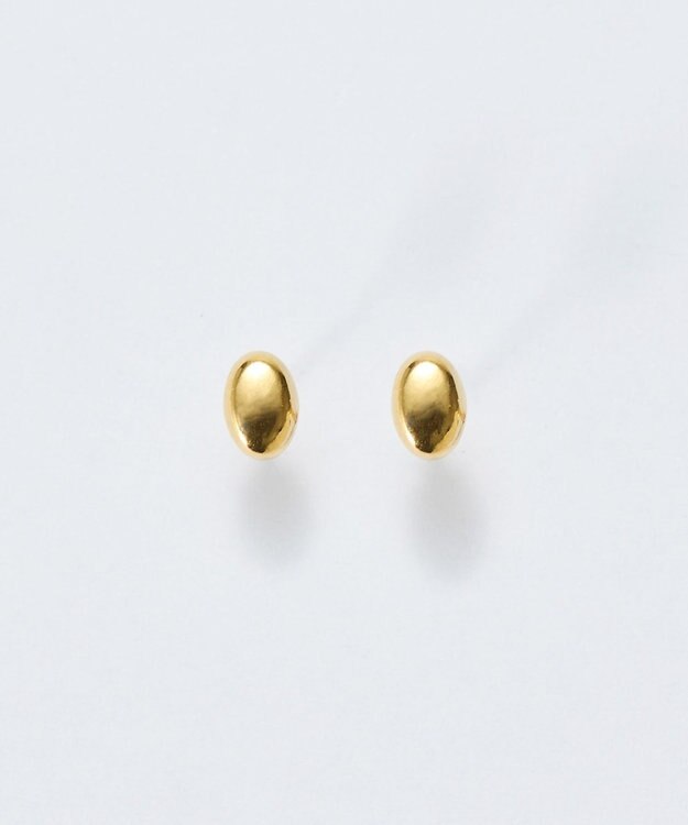 Phoebe 【金属アレルギー対応】メタルビーンズピアス　ゴールド/サージカルステンレス ゴールド