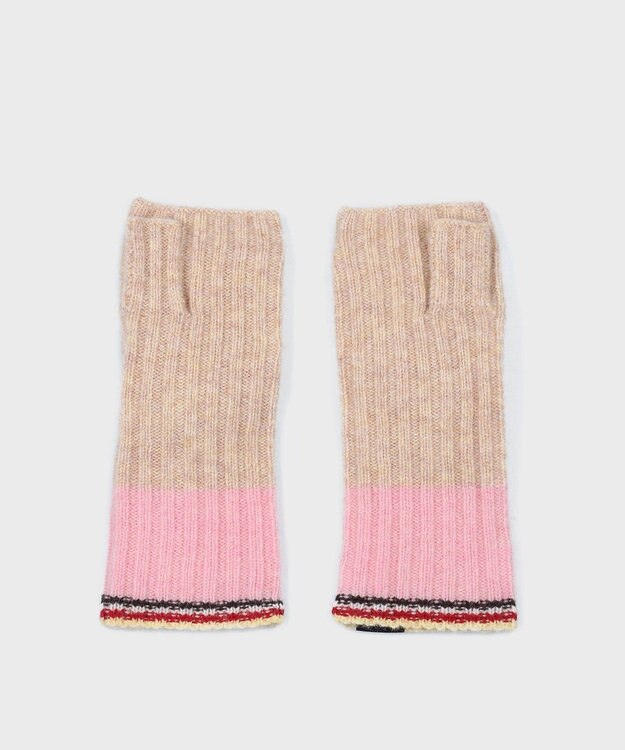 Paul Smith リブニット グローブ ベージュ
