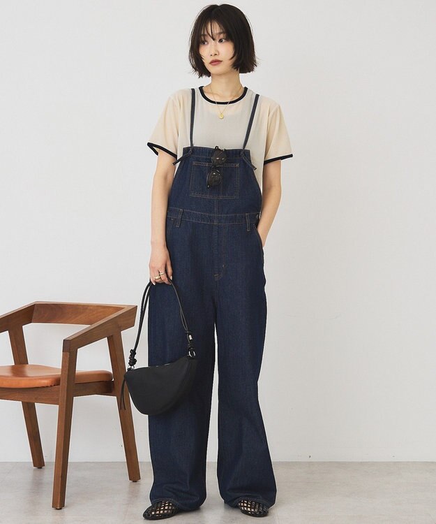 AMERICAN HOLIC シアーベロア配色プルオーバー Ivory