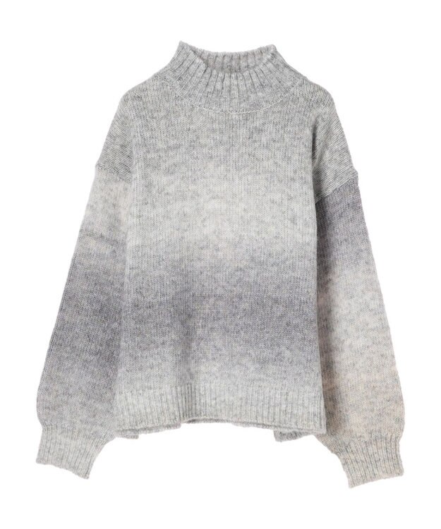 Green Parks グラデーションニットプルオーバー Gray