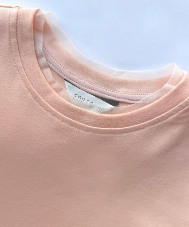 FORFORMO Layered T-shirt レイヤードTシャツ ピンク