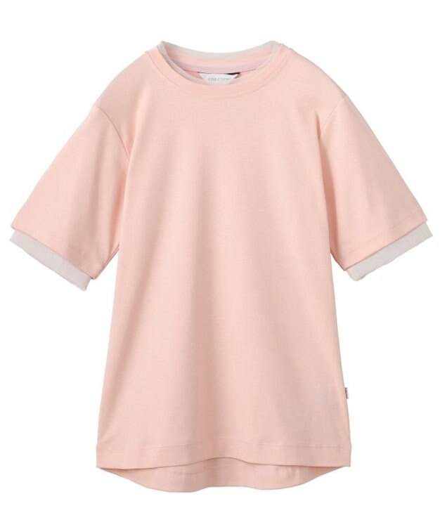 FORFORMO Layered T-shirt レイヤードTシャツ ピンク