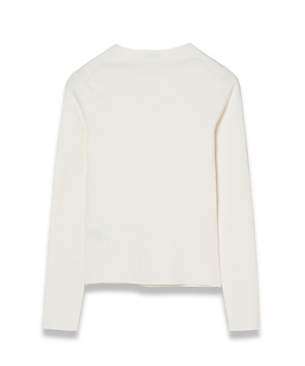 JOSEPH 【FOUNDATIONS】シルクストレッチ　Vネックニット Ivory