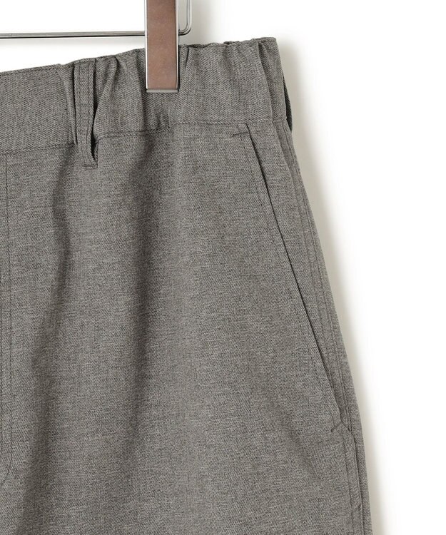 J.PRESS YORK STREET 【UNISEX】ウールライクイージーパンツ ライトグレー系