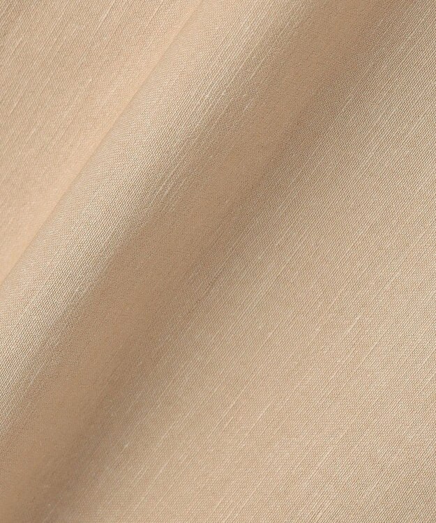 J.PRESS LADIES S 【セットアップ対応・洗える】セルロースリネンストレッチ ワイド パンツ ベージュ系