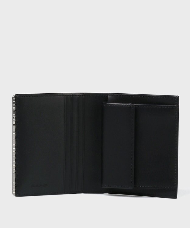 Paul Smith メタルシャドーストライプミニ財布 ブラック