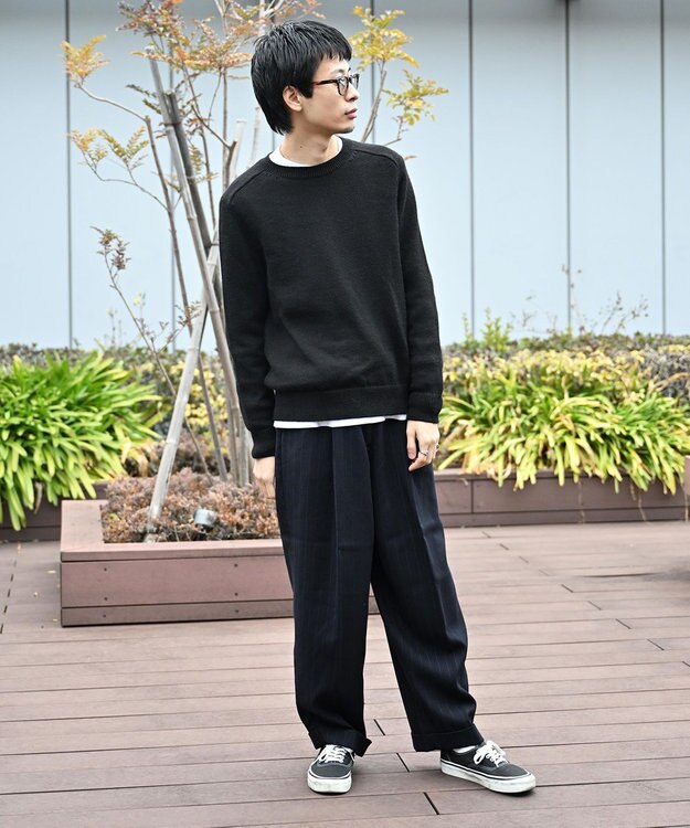 TOQUE 〈高垣麗子さんコラボ〉【ユニセックス】ベビーアルパカラグランニット 漆黒