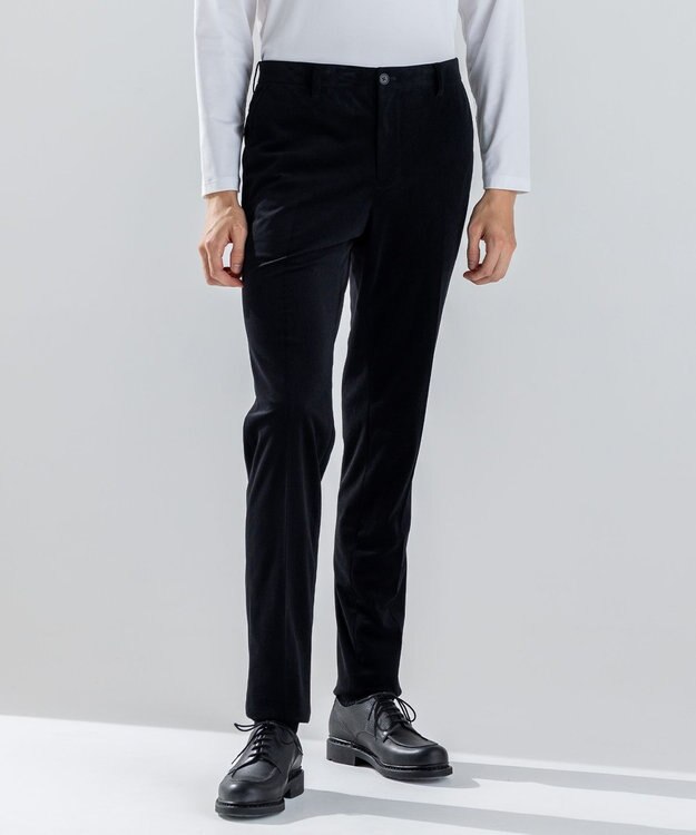 JOSEPH HOMME 新素材【ストレッチ】トリコードストレッチ　テーパードパンツ / CITY ブラック系