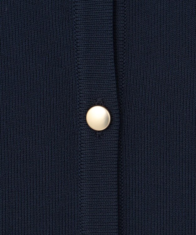 ANY SIS 【接触冷感・UVカット・洗える】ハーフスリーブ カーディガン ネイビー