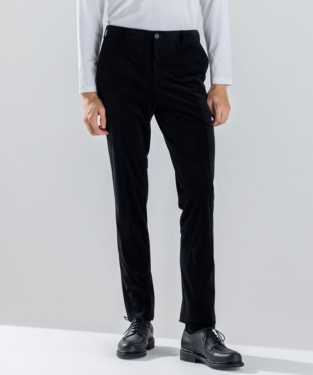 JOSEPH HOMME 新素材【ストレッチ】トリコードストレッチ　テーパードパンツ / CITY ブラック系