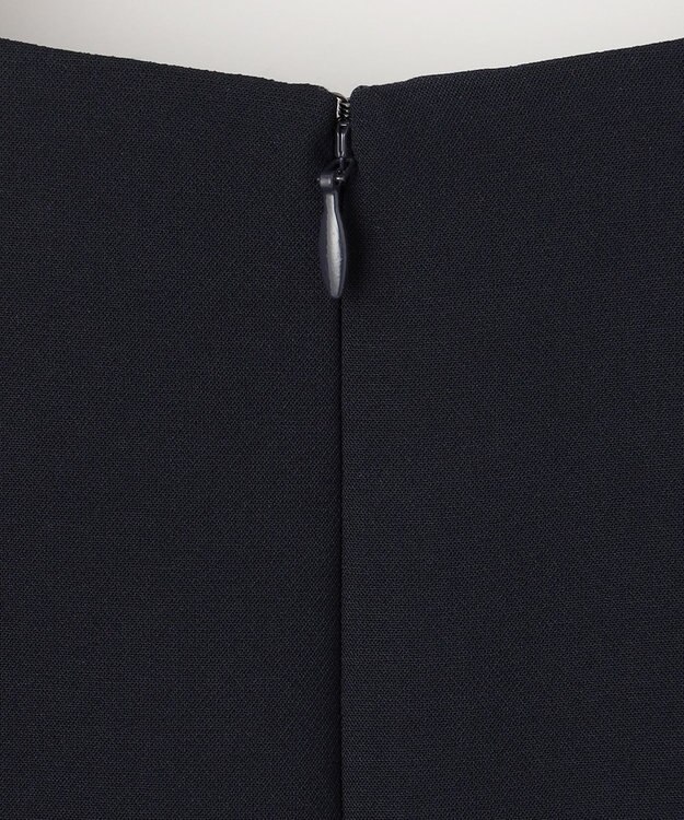 組曲 【KUMIKYOKU NAVY】コンフォータブルドレープ フレアワンピース ネイビー系