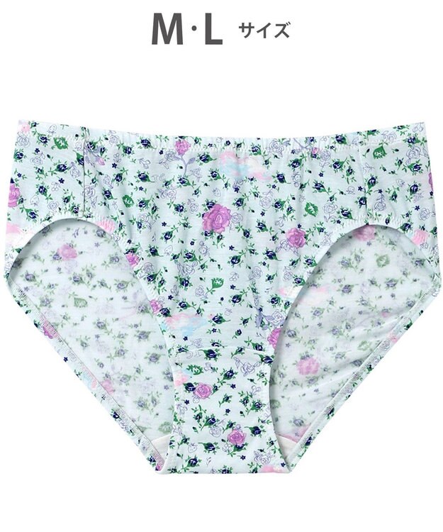 tsumori chisato SLEEP ツモリチサト ショーツ はきこみ丈 あさめ レディース UPX580 /ワコール サックス