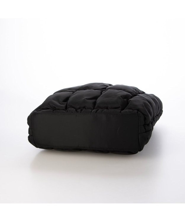 UNBILLION カシュカシュ cachecache / ゴムキルト2wayトートバッグ ブラック