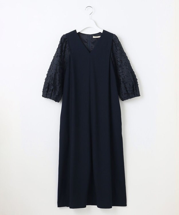 自由区 YONEZAWAレーシージャガード  ワンピース ネイビー系