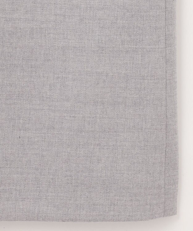 自由区 ウールサキソニー スカート ライトグレー系