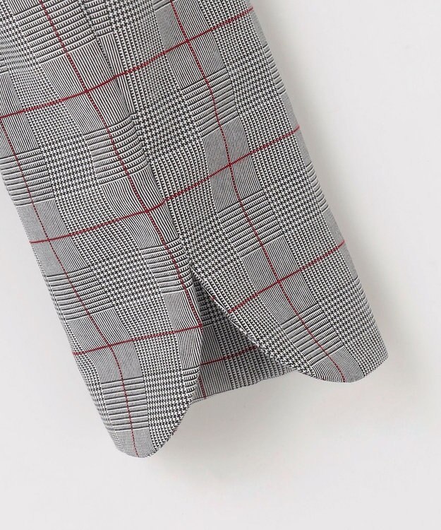 組曲 KIDS 【110-140㎝】グレンチェックジャケット＆プリーツワンピース セット ネイビー×チェック系