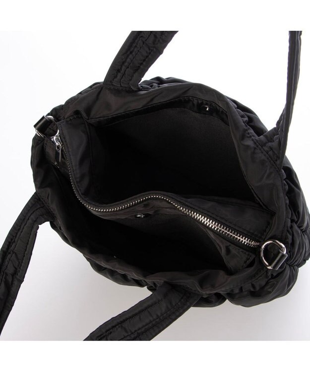 UNBILLION カシュカシュ cachecache / ゴムキルト2wayトートバッグ ブラック