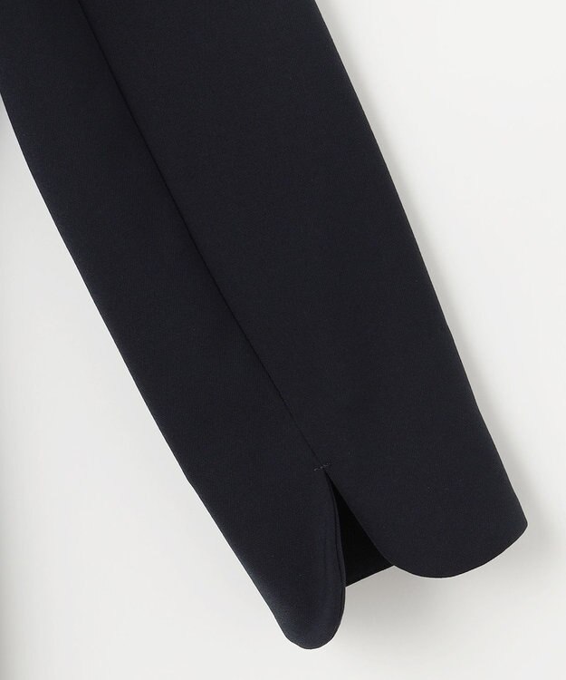 組曲 L 【KUMIKYOKU NAVY】コンフォータブルドレープ フレアワンピース ネイビー系