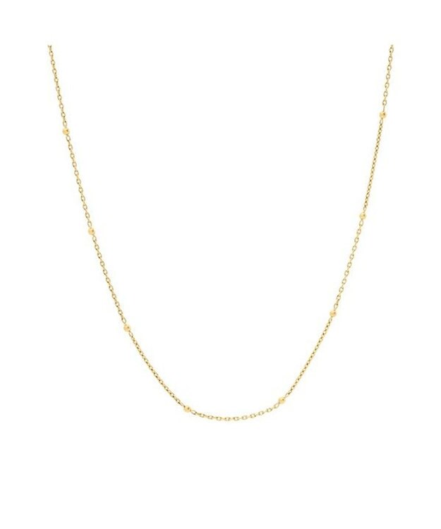 blancotokyo 【金属アレルギー対応】ボールチェーンネックレス Astra ゴールド