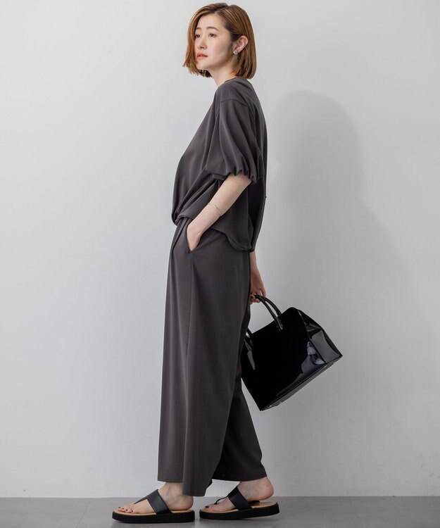 23区 クリア トートバッグ ブラック系