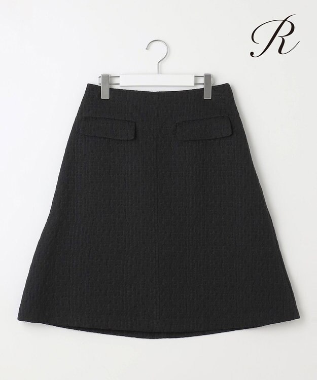 23区 S 【R(アール)】フクレジャカード スカート ブラック系