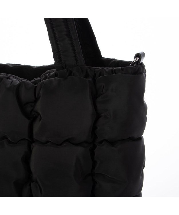 UNBILLION カシュカシュ cachecache / ゴムキルト2wayトートバッグ ブラック