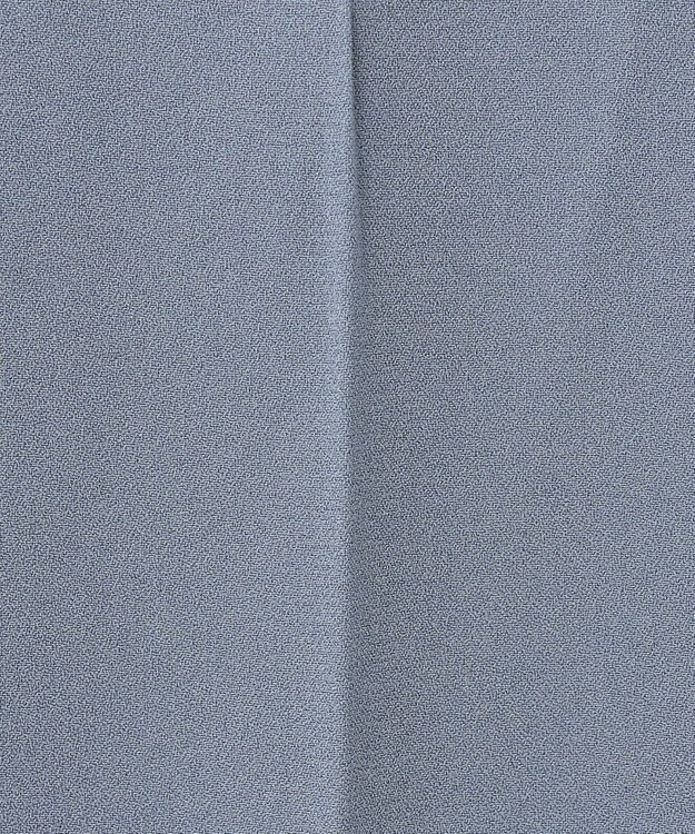 NAVE 【ReNAVE　洗える】バックサテンジョーゼット スモーキーブルー