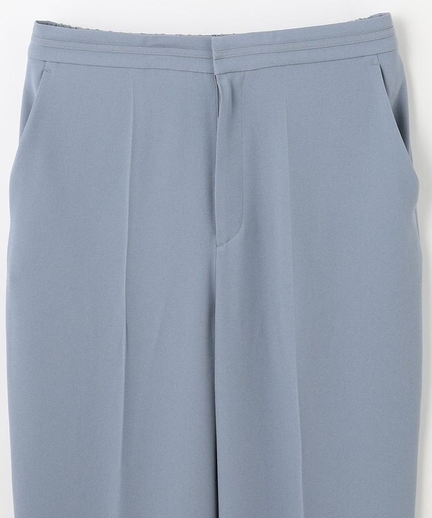 NAVE 【ReNAVE　洗える】バックサテンジョーゼット スモーキーブルー