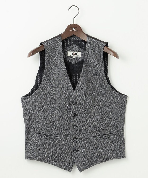 JOSEPH ABBOUD 【ストレッチ/弱撥水】ムリネ ジャージ ベスト ライトグレー系