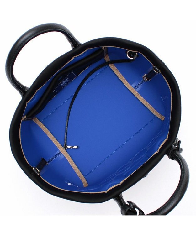 A.D.M.J. 【魔法の様に軽い】マジックライト/コード刺しゅうキューブトート21cm(Dカン付) NE/AZU