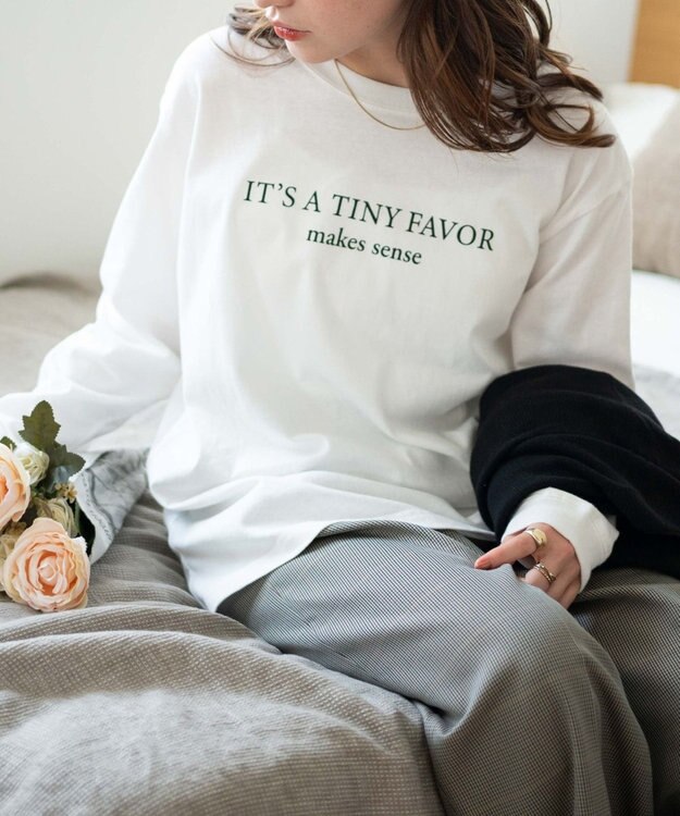 WEGO 【WEB限定】クルーネックプリントロンT 柄7