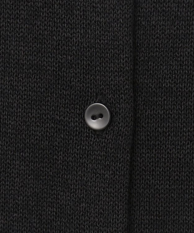 自由区 L 【カタログ掲載・洗える】ペーパーブレンドニット ジレ ブラック