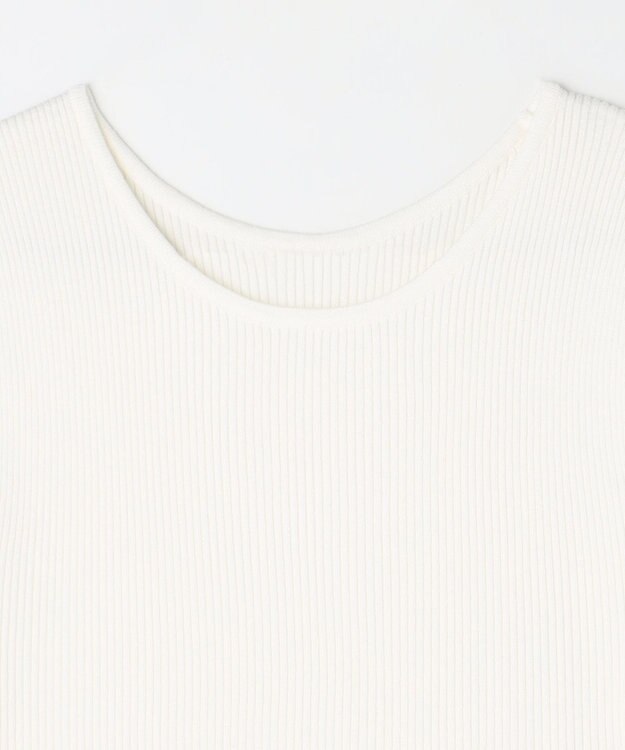 ANY L 【2SET】シアーロゴニット×タンクトップセット ライトベージュ