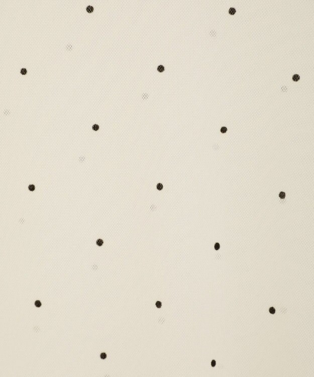 earth music&ecology フロッキードットメロープルオーバー Light Beige