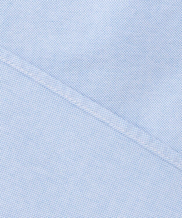 J.PRESS YORK STREET 【UNISEX】オックスフォード クレイジーパターン シャツ/バンドカラー ブルー系8