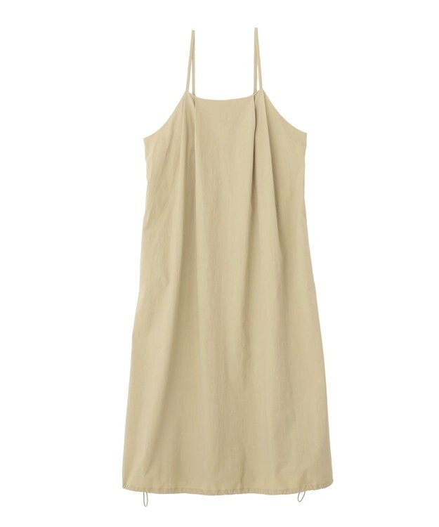 Green Parks 撥水加工キャミワンピース Beige