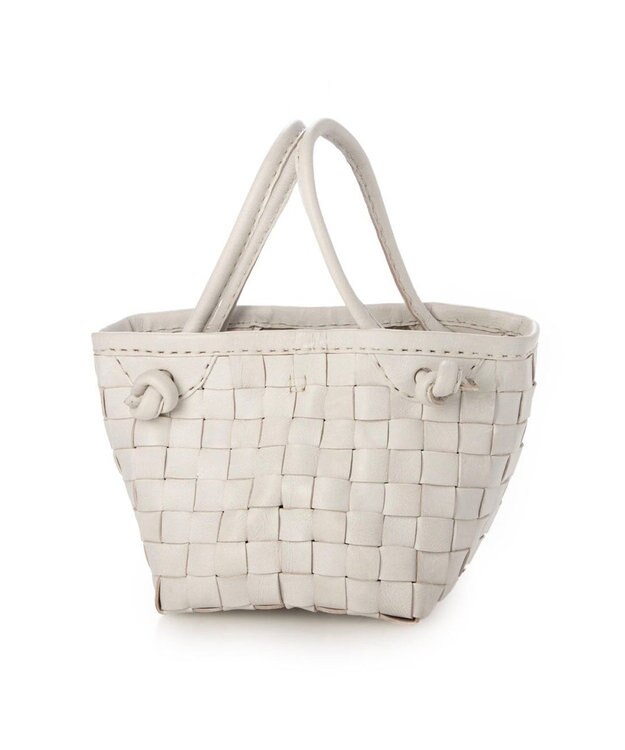 UNBILLION ピークスピーク PEAKS PEAK / 牛革レザーメッシュ3wayトートS アイボリー