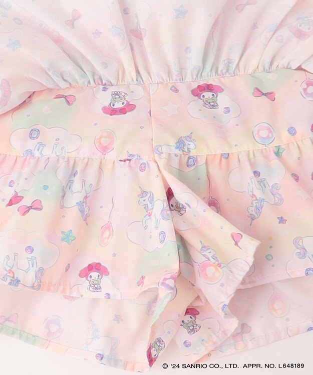 ANY KIDS 【サンリオキャラクターズ×any FAM】フリルショートパンツ ピンク×マイメロディ