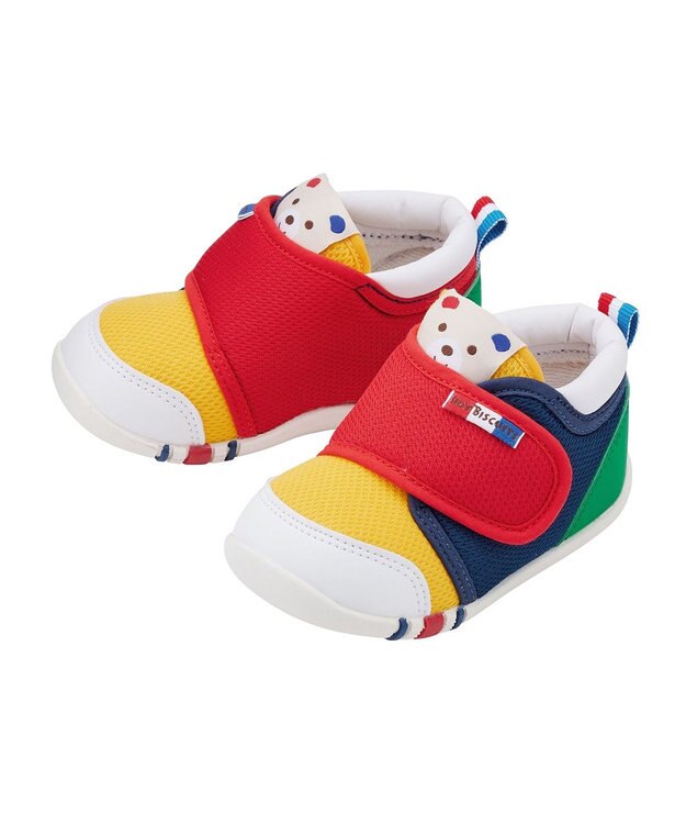 MIKI HOUSE HOT BISCUITS 【11.5-13.5cm】 ファーストベビーシューズ マルチカラー